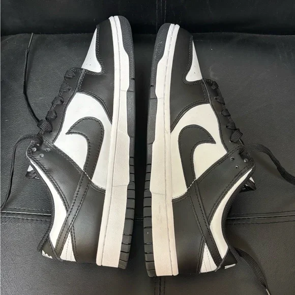 Nike Panda Dunks - White & Black Size 10 New W/out Box - Picture 3 of 5